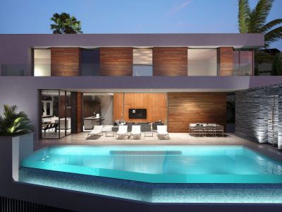 Contemporary Villa with Sea Views in La Quinta Golf, Benahavis, Marbella