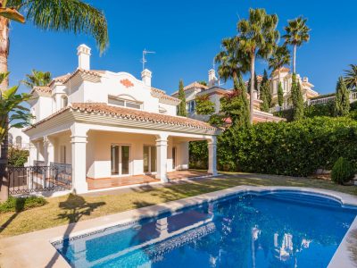 Frontline Golf Villa with Beautiful Views in Guadalmina Alta, Marbella-SOLD
