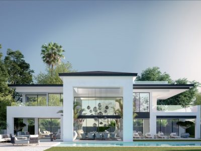 Luxuriöse zeitgenössische Villa in Gehweite zu Puerto Banus, Marbella-RESERVIERT