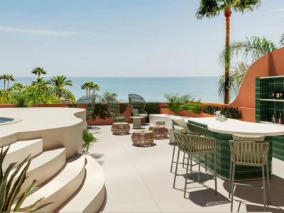 Front de mer de luxe 4 Duplex Penthouse lit, Los Monteros, Marbella