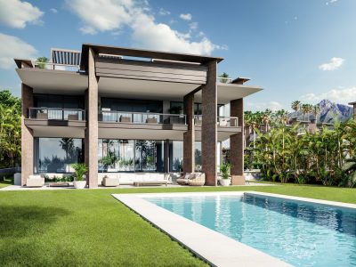 Villa im zeitgenössischen Stil in Gehweite zu Puerto Banus, Marbella
