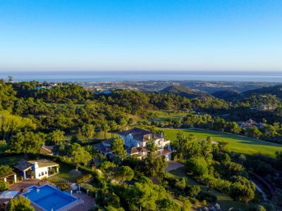 Исключительный особняк и гостевой дом с видом на море и поле для гольфа, La Agali, Марбелья