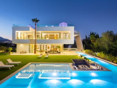 An Impressive Modern Villa in the Heart of Nueva Andalucia, Marbella-SOLD