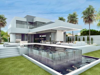 Villa in moderne stijl in New Golden Mile, Marbella