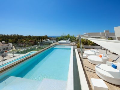 Contemporary Style 3 Slaapkamer Penthouse te koop in Golden Mile, Marbella