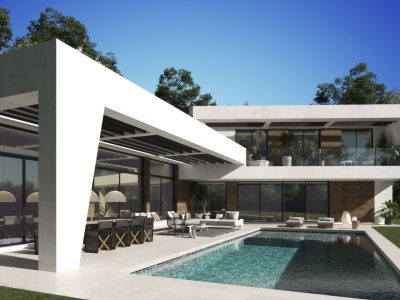 Exclusiva Villa Moderna Sobre Plano Cerca de la Playa en Venta, Guadalmina, Marbella