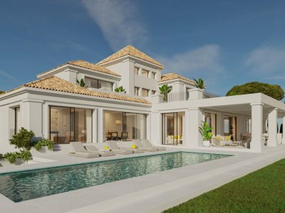 Villa in klassieke en moderne Andalusische stijl te koop in Nueva Andalucia, Marbella