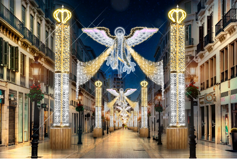 Weihnachtsbeleuchtung Málaga