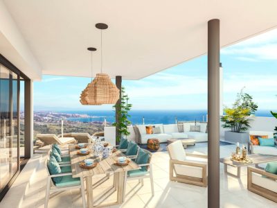 Penthouse exclusif à vendre avec vue sur la mer près d'Estepona, Marbella