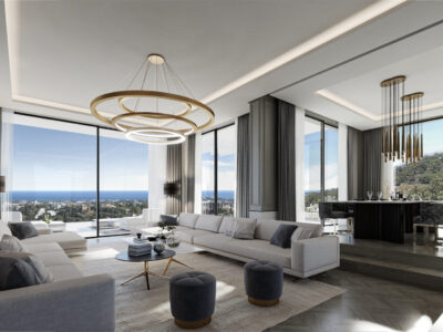 Magnificent Villa for Sale with Sea Views in El Herrojo, Benahavis